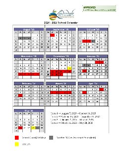 LCSD 2025-2026 Calendar 